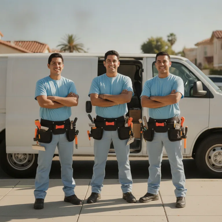 Ladrilhador equipe em Uba